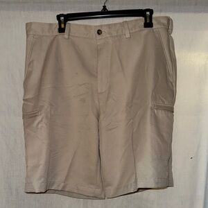 Men's Tan Cargo GOLF Shorts